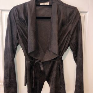 Faux leather jacket